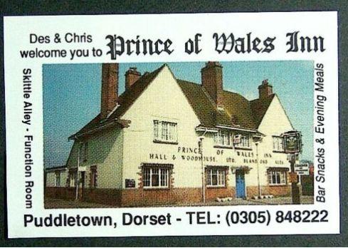 Dorset Echo: Prince of Wales Inn, Puddletown